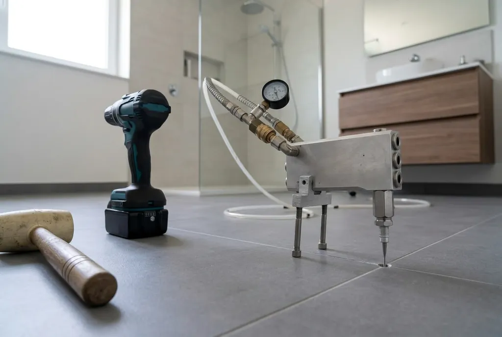Kitbedrijf Barneveld – holle tegels injecteren